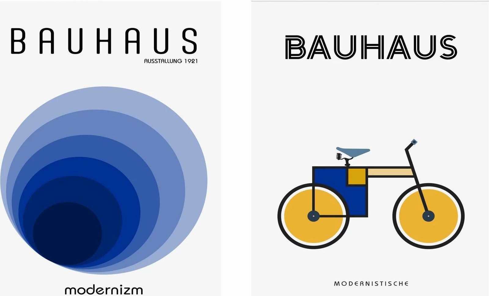 Pikturë dekorative me kornizë MDF (2 copë), Wallity, Mp2-00109, 21x30cm