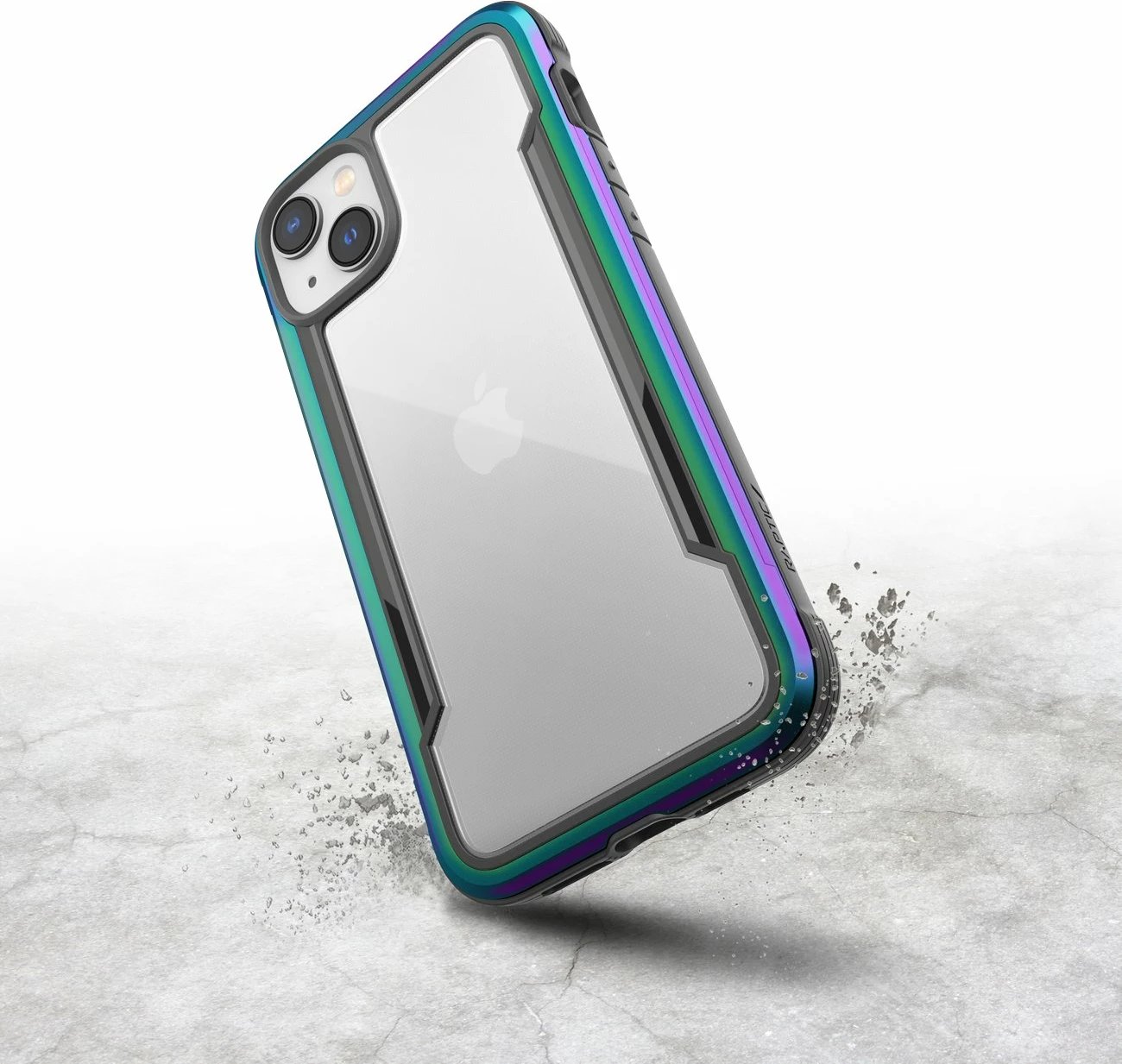 Mbështjellës Raptic X-Doria Shield për iPhone 14, MagSafe, Iridescent