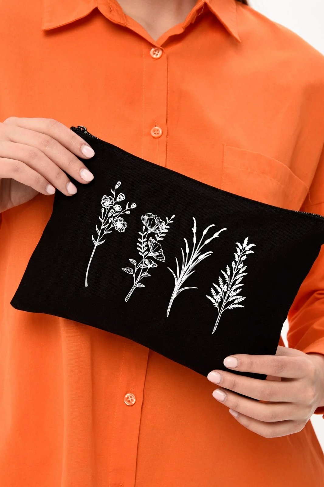 Qese për make-up Zoozie Bags, 1703, e zezë, 25x18cm