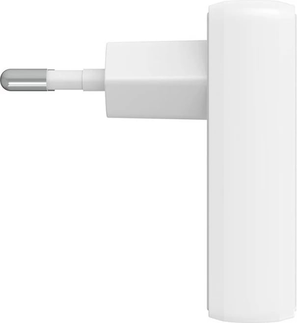 Karikues 4smarts FlatPlug Duos 20W GaN, 1x USB-C, 1x USB-A, i bardhë