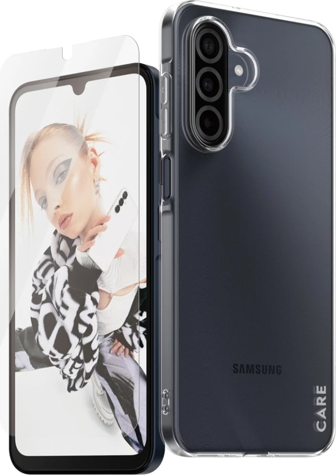 Mbështjellës dhe xham mbrojtës PanzerGlass CARE 2in1 për Samsung Galaxy A26 5G, Transparent