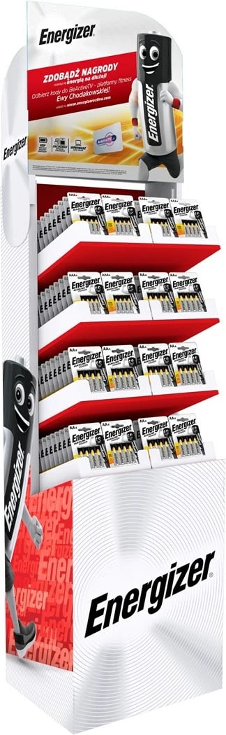 Bateri Energizer, 864 copë, 120 x 4 AA + 96 x 4 AAA