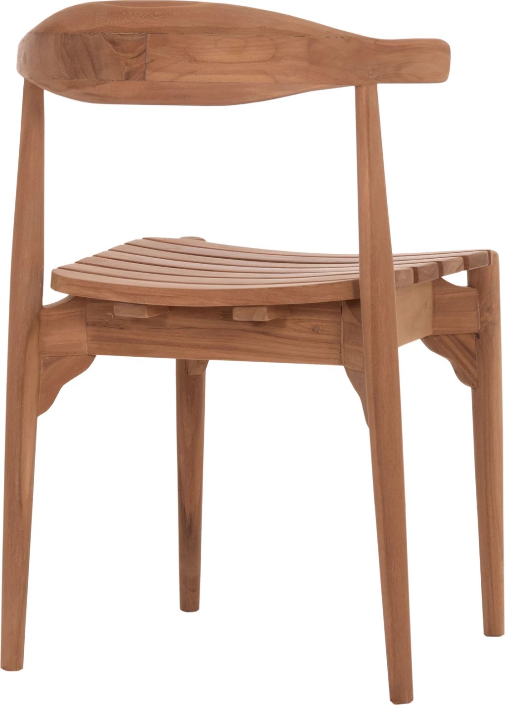 Karrige për ngrënie jashtë, dru tik, DONNY, 52x54x74cm