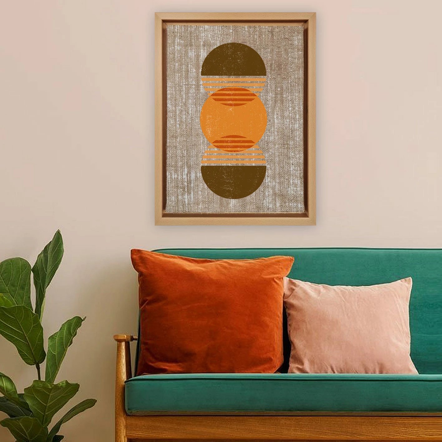 Pikturë dekorative në kanavacë, shumëngjyrëshe, Wallity, LNJ31958569840 - 46x66cm