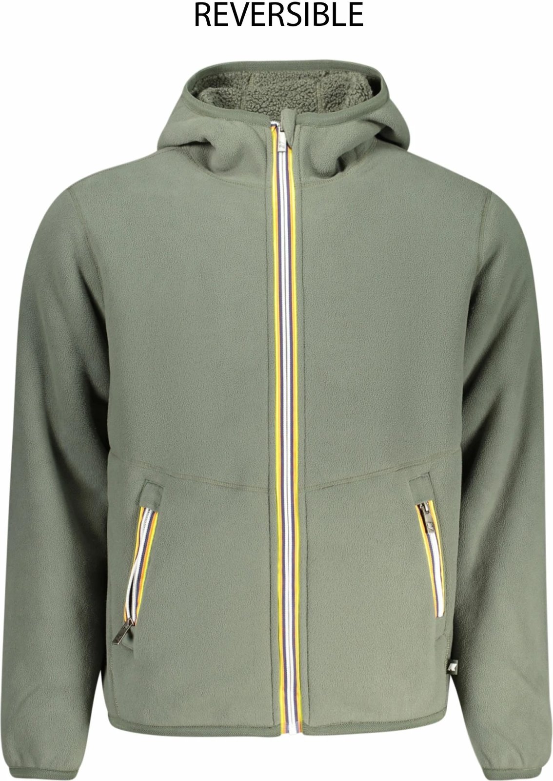 Jakne K-WAY për meshkuj, e gjelbër