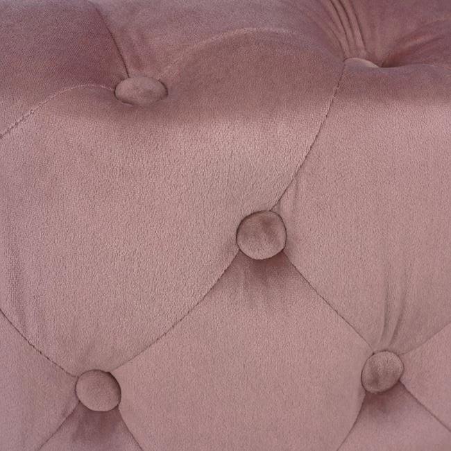 Karrige për bar Kassie, ngjyrë mollë e kalbur, lloj Chesterfield, 60x43cm