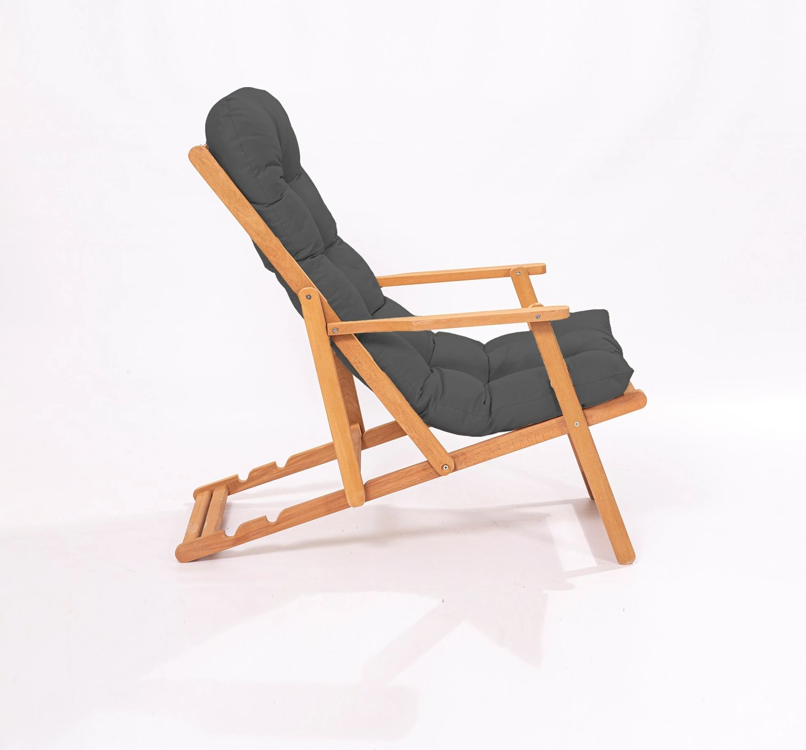 Karrige kopshti Hanah Home, My008, ngjyrë gri, dru fagu