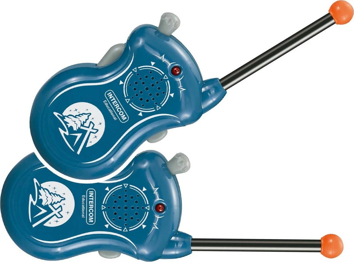Set walkie-talkie Madej 011776, plastikë, Blu/Gri, për fëmijë