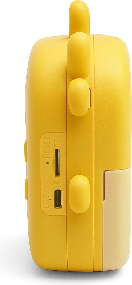 Aparat fotografik për fëmijë me printer termik, Media‑Tech SNAPI MT4108, ekran 2.4", foto deri 8 MP, video 1080p, microSD, USB‑C, bateri 1000 mAh, set me 3 role letre + flomastera e ngjitëse, verdhë