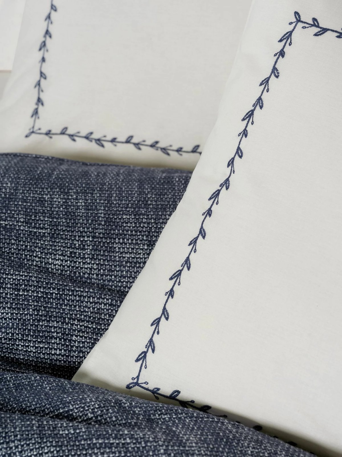 Set piké dopio, ngjyrë e kaltër e errët, Loom