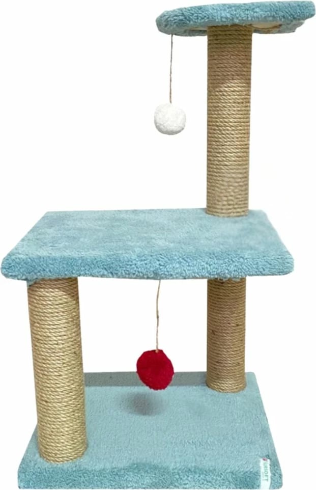 Dërrasë për gërvishtje për mace, Paws & Whiskers, mini, ngjyrë turquoise