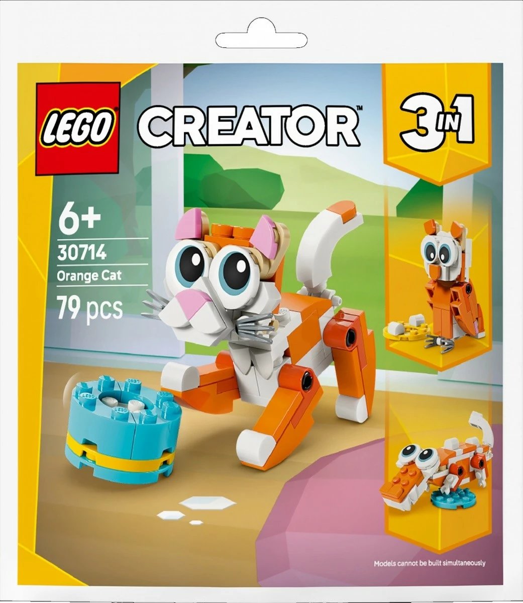 Set kockash ndërtimi LEGO Creator 30715 64 pjesë 6+ festë ditëlindjeje me kafshë të lezetshme