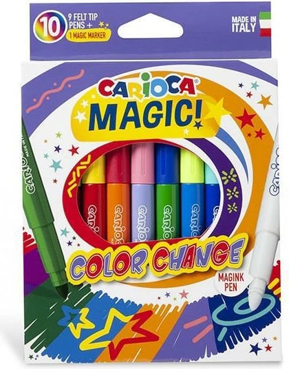 Markerë Carioca Magic Color Change 10 Ngjyra