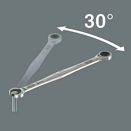Çelës ratchet Wera Joker 17 mm, argjendtë