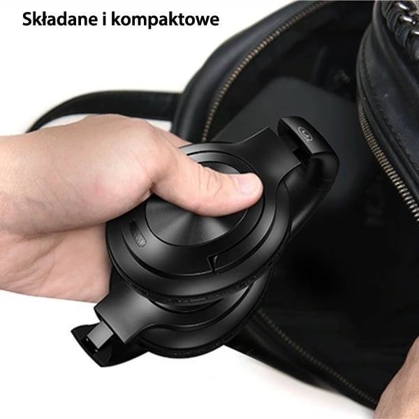 Kufje USAMS US-YH, Bluetooth 5.3, Over-Ear, të zeza