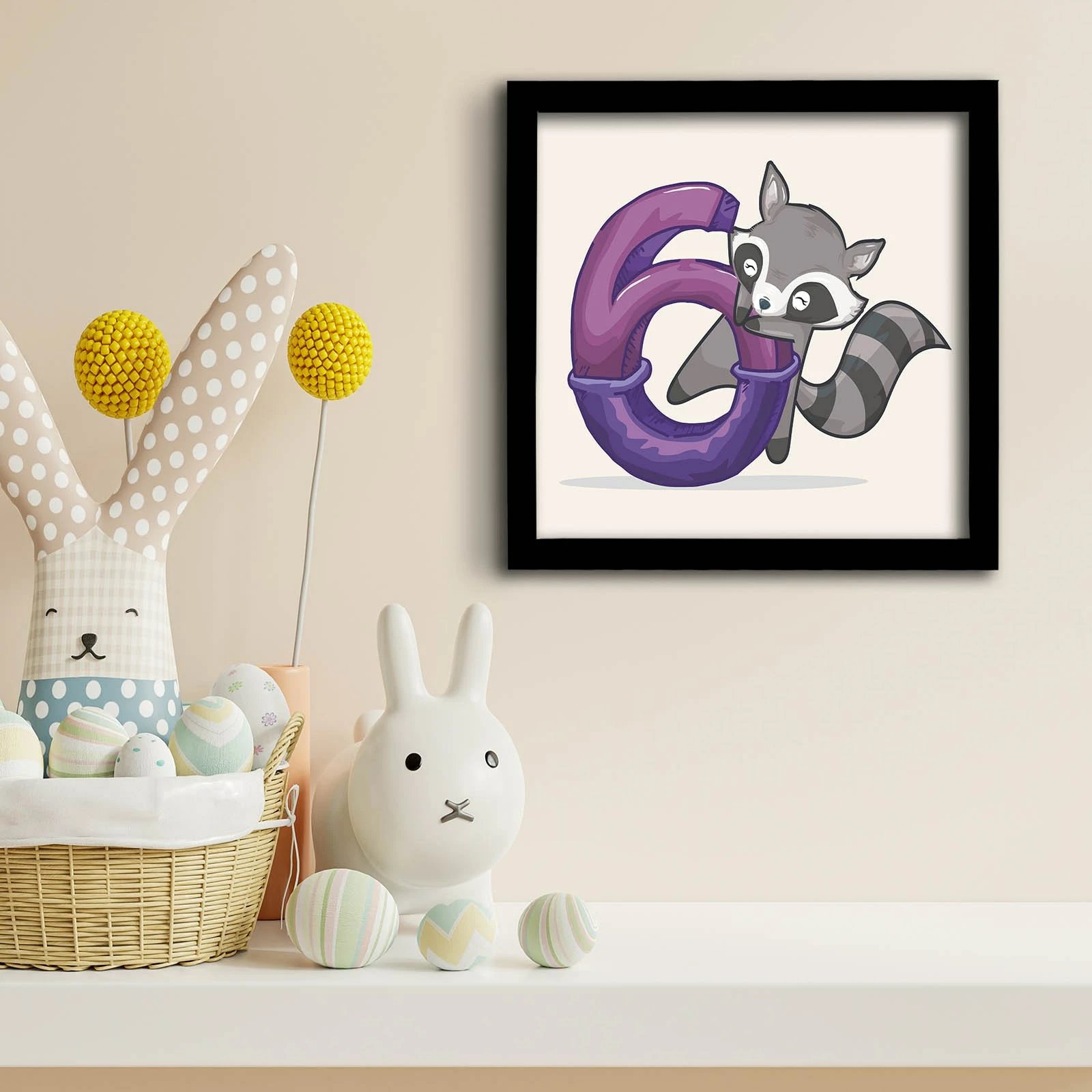 Pikturë dekorative me kornizë, MDF, Wallity, 33x33cm