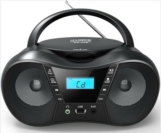 Radio CD Eltra LILA2 me USB/BT, e zezë