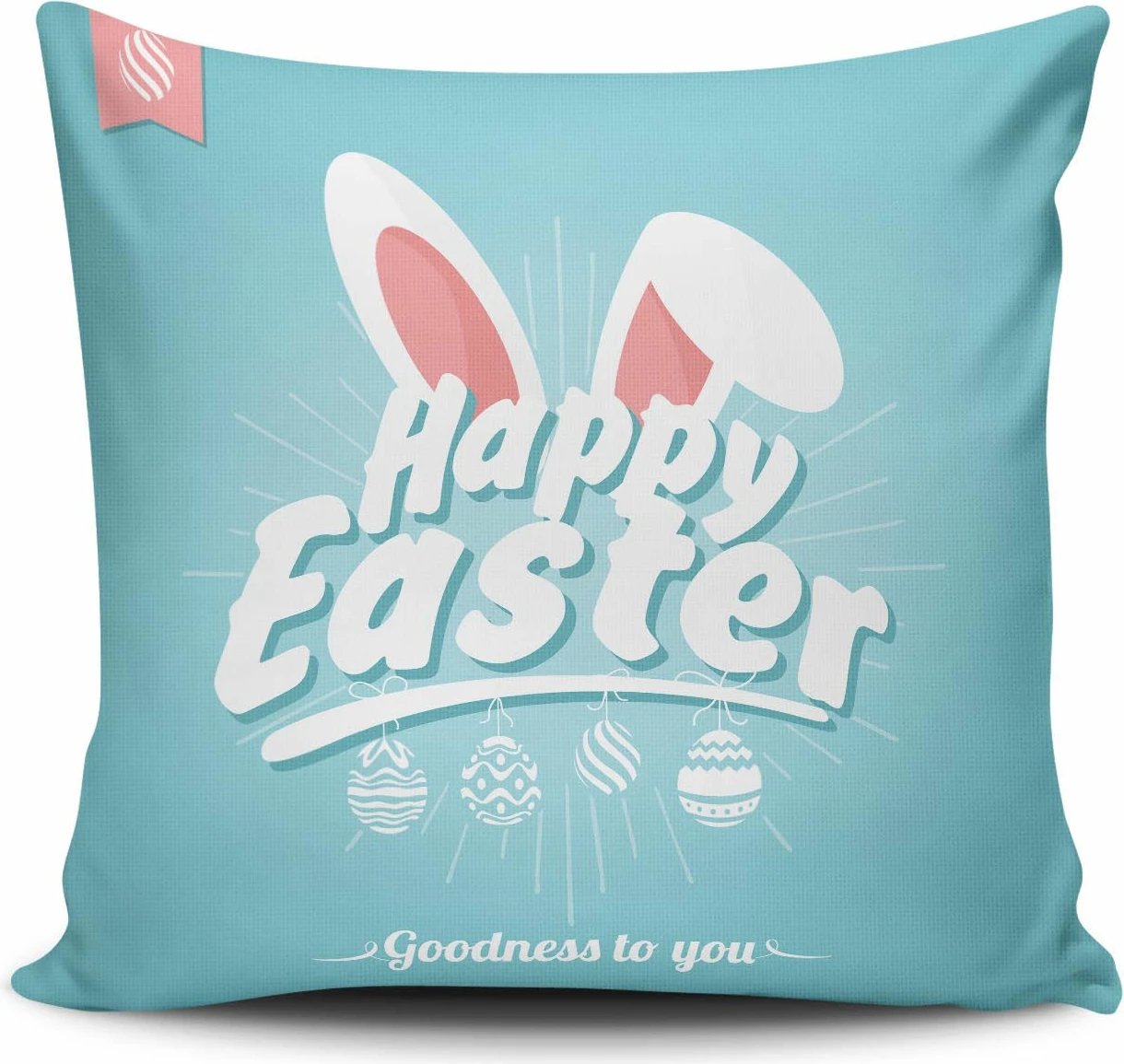 Jastëk dekorativ Aberto Design, EASKRL-09, shumëngjyrësh, 43x43cm