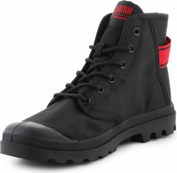 Këpucë të larta Palladium unisex, të zeza
