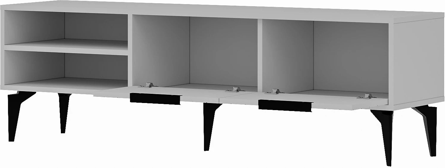 Komodë TV Skye Decor Regina, e bardhë