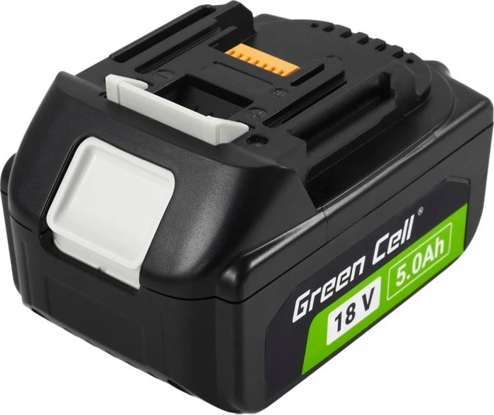 Bateri rikarikueshme Green Cell PTMA18V5 për Makita LXT 18V, 5Ah, Li-Ion, e zezë
