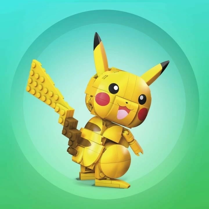 Set ndërtimi Mega Bloks Pokémon Pikachu GMD31, 211 pjesë, e verdhë