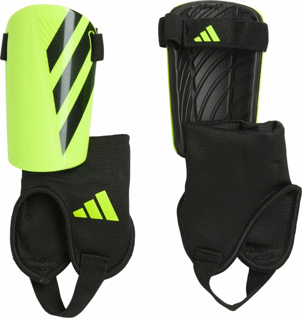 Mbrojtëse këmbësh për fëmijë adidas, lime-black