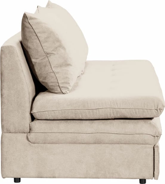 Krevat-sofá Girasole, 3 vende, bezhë, 200x87x90cm