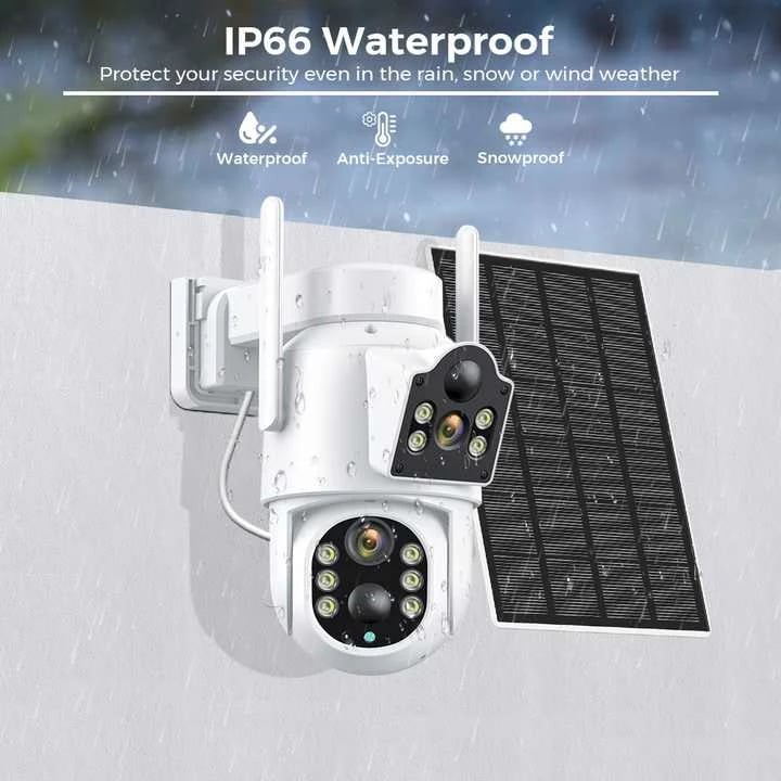 Kamere Solare Wifi Dual Lense ICSEE P45 8.0MP
