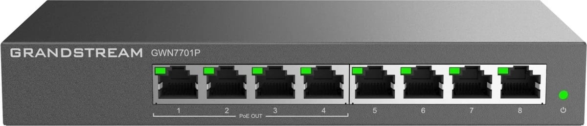 Switch Grandstream GWN 7701, 8xGbE, i zi