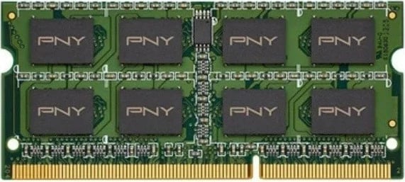 RAM memorje PNY SODIMM DDR3, 8GB, 1600MHz, për laptop