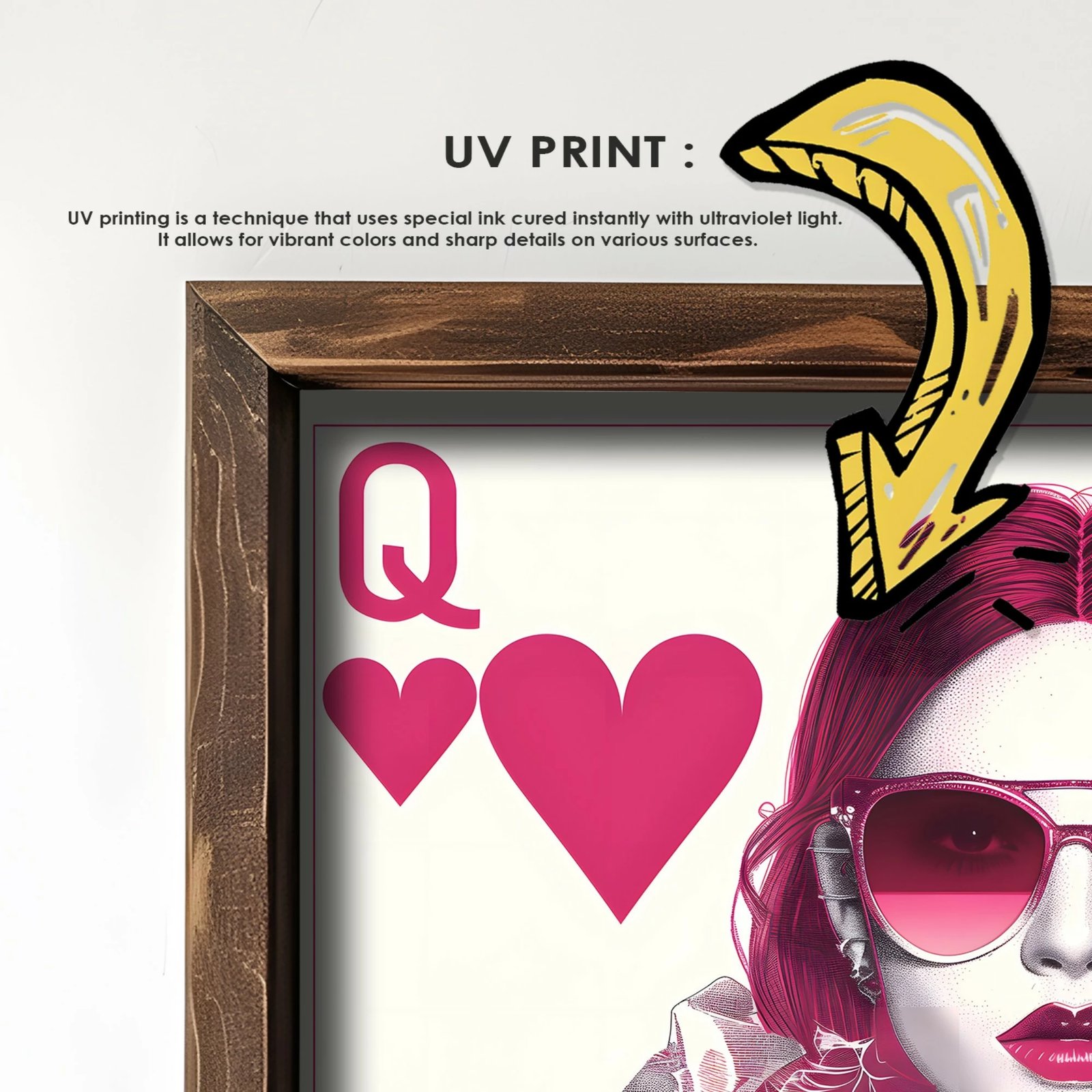 Pikturë dekorative me kornizë MDF, Wallity, GE115-L