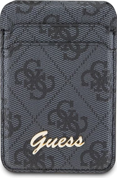 Mbështjellës Guess GUWMSHG4SHK me vend për kartela dhe MagSafe, i zi