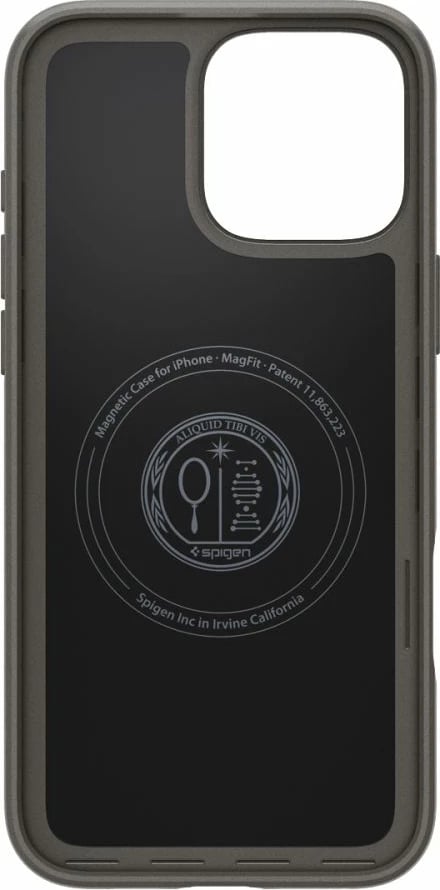 Mbështjellës Spigen Thin Fit MagSafe për iPhone 16 Pro, gunmetal