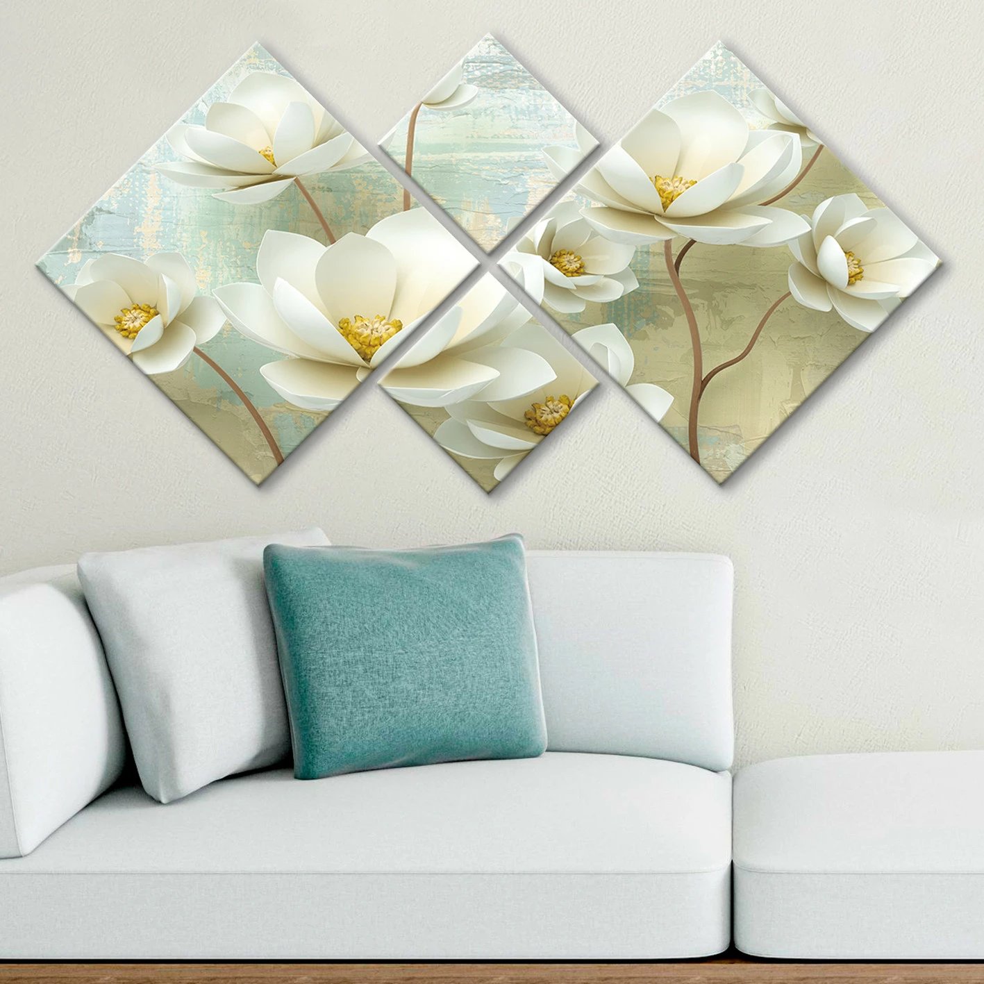 Pikturë dekorative MDF (4 pjesë), shumëngjyrëshe, 4MDF1604059651