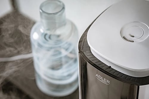 Lagështues ajri, Adler, AD 7966, 4.6L, ultrasonik, LCD, aromaterapi, bardhë/zi