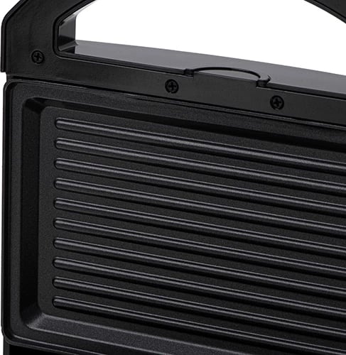 Grill elektrik, Adler AD 3068, 750W (1000W max), pllakë 22 x 12.5 cm, pllaka jo-ngjitëse, e zezë