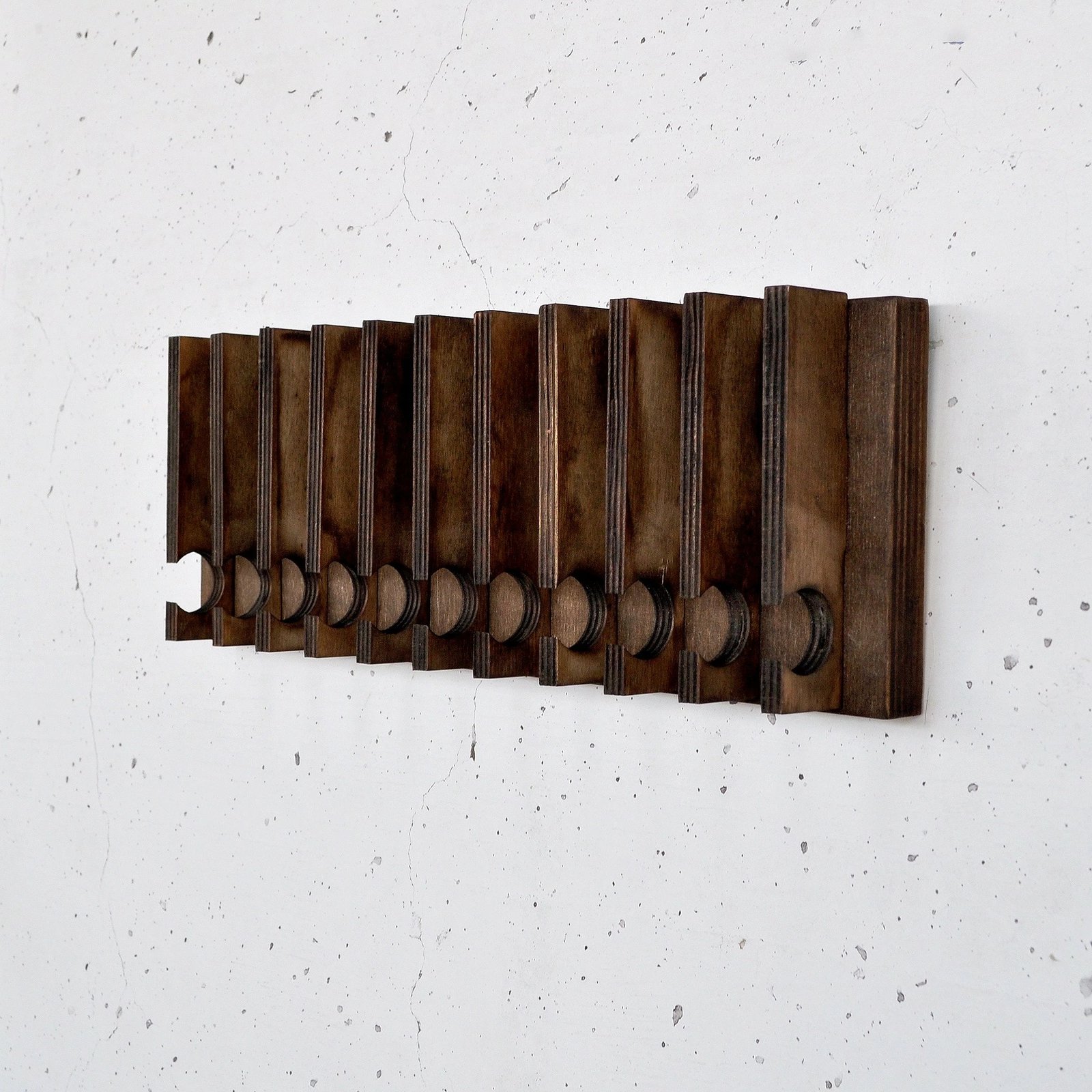 Raf dekorativ prej druri për mur, Skye Decor, Raf290