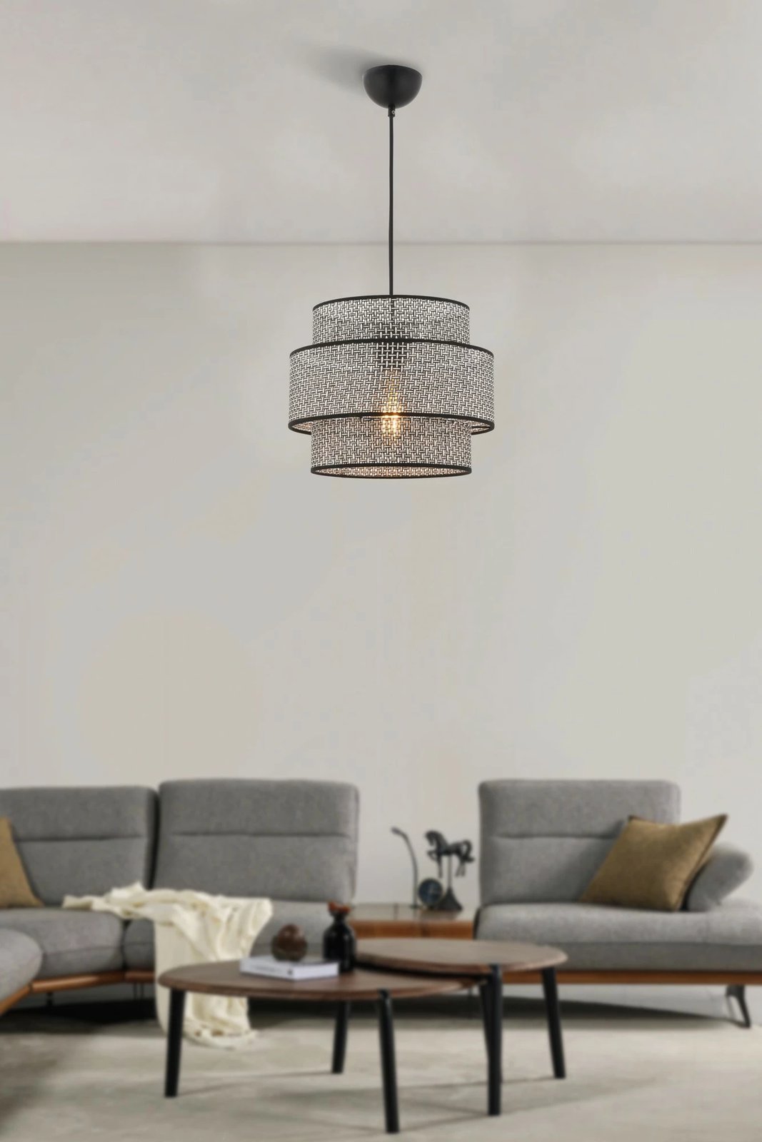 Llambë tavani Opviq, Cascade, ngjyrë gri