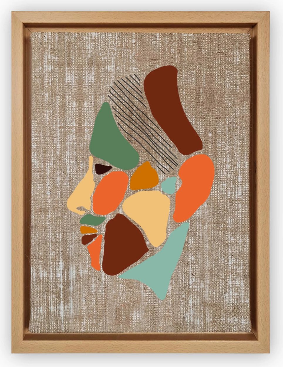 Pikturë dekorative në kanavacë, shumëngjyrëshe, Wallity, LNJ419278570112 - 96136, 96x136cm