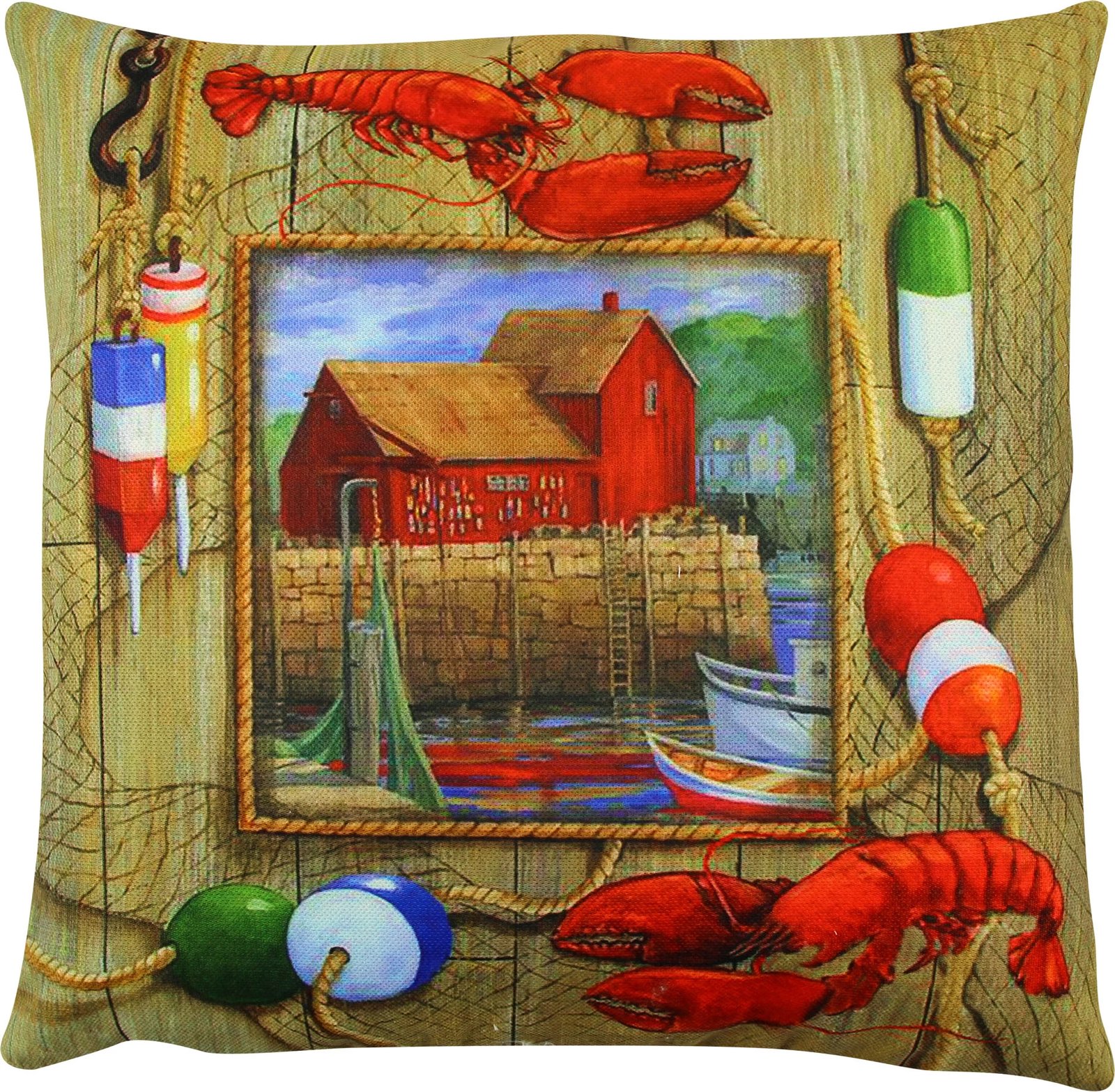 Jastëk dekorativ Evila Originals, A12635, shumëngjyrësh, 43x43cm