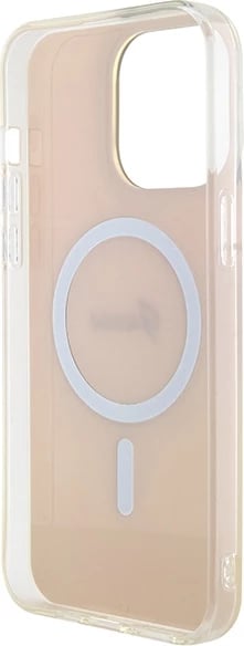 Mbështjellës Guess IML Iridescent MagSafe për iPhone 15 Pro, rozë Mbështjellës Guess IML Iridescent MagSafe për iPhone 15 Pro, rozë