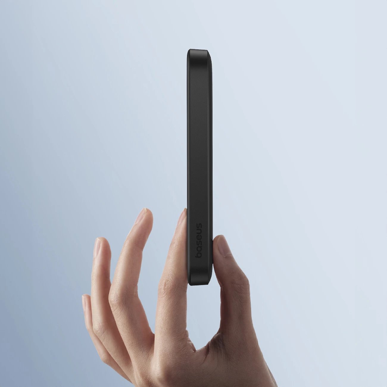 Power bank Baseus Magnetic Mini 5000mAh, 20W, USB-C, me kabllo, e zezë