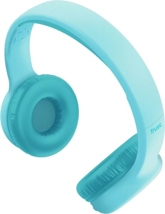 Kufje Trust Nouna, me ose pa kabllo, Bluetooth, USB Type-C, Kaltër