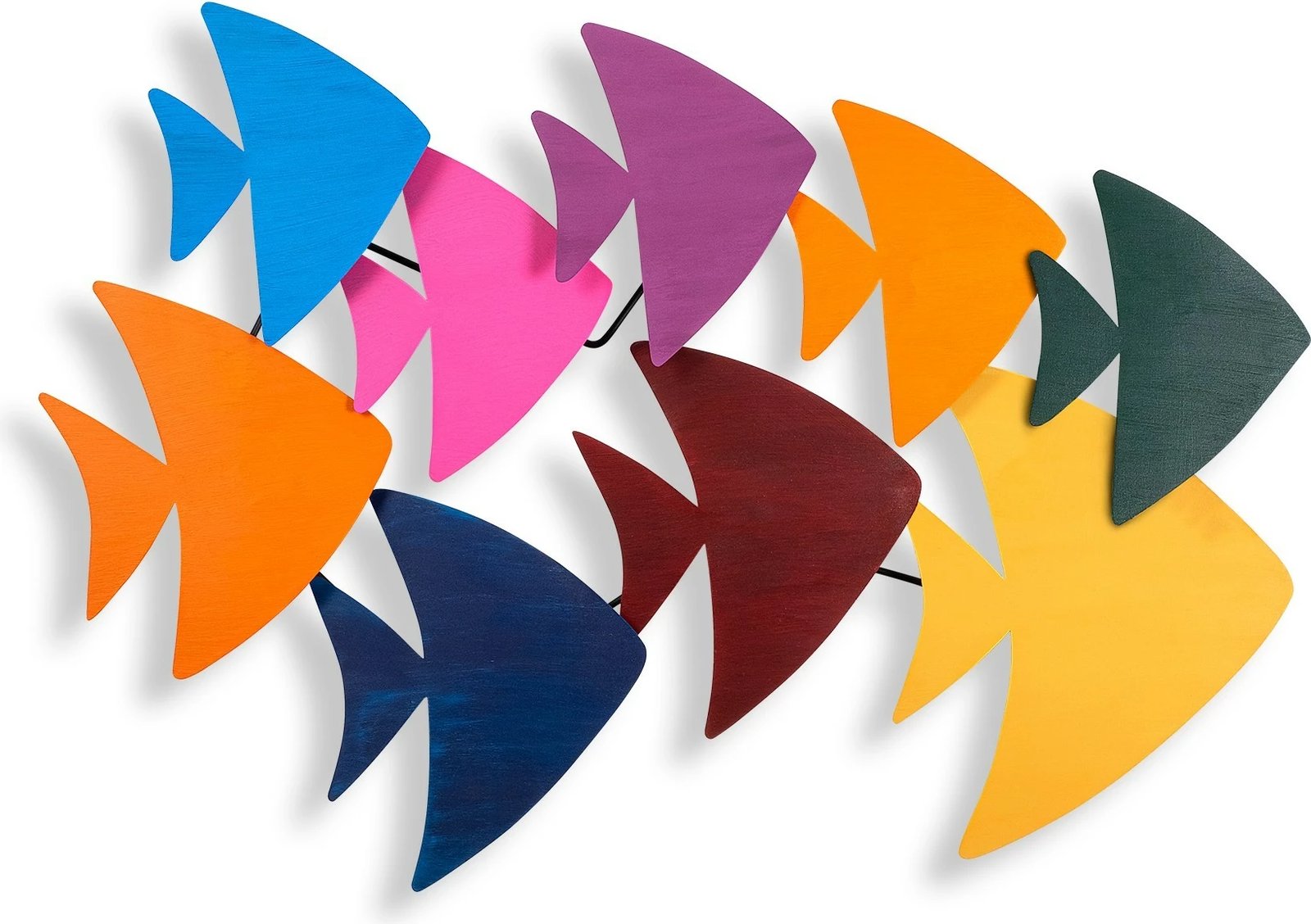 Aksesor dekorativ metalik për mur, Wallity, Cırgısın, shumëngjyrësh