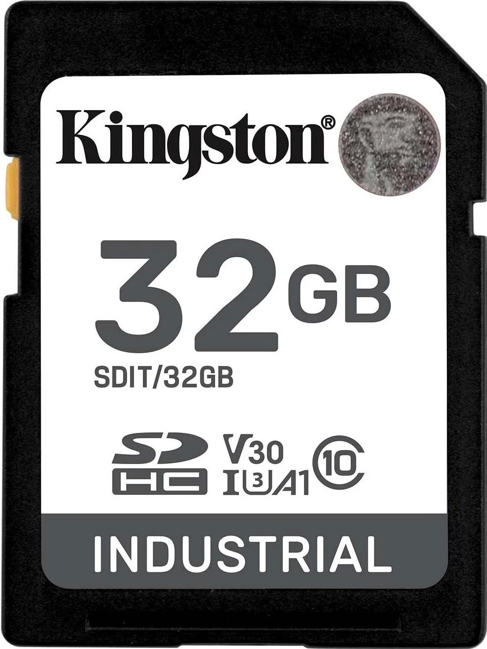 Kartë kujtese Kingston Industrial SDHC, 32GB, Class 10, A1