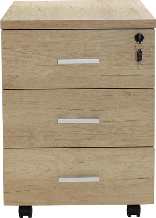 Sirtar mobil Lotus, ngjyrë lisi-gri e errët, 40x47x55cm