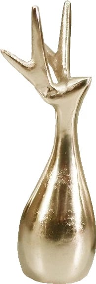 Dekor për Krishtlindje, drenushe, alumin, ngjyrë ari, 7x6x20 cm Dekor për Krishtlindje, drenushe, alumin, ngjyrë ari, 7x6x20 cm