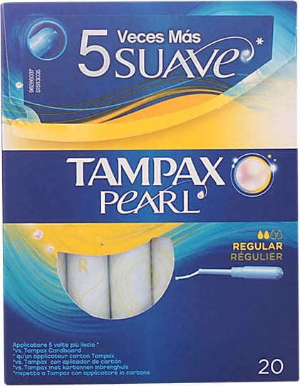 Tampona Tampax Pearl Regular për femra 20 copë