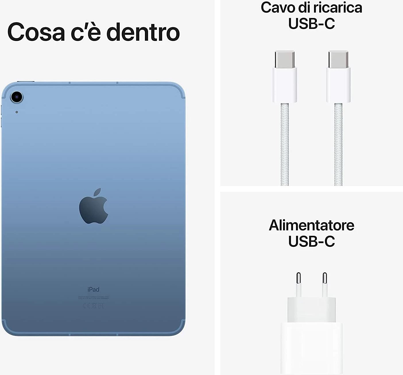 iPad Apple 2022 10Gen 10.9" 256GB Blu